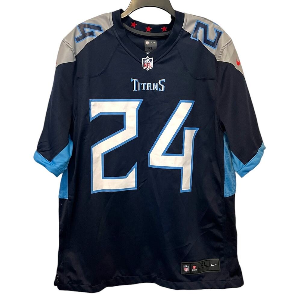 Nike NFL Tennessee Titans Jersey Custom 24 Salazar XL